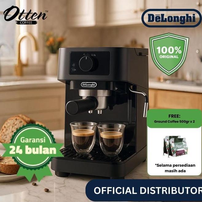 Delonghi Espresso Machine Stilosa Ec230.Bk Mesin Kopi Espresso