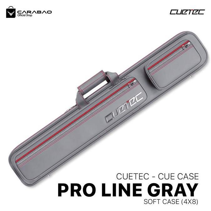Cuetec Proline Gray Soft Case (4x8) - Cue Case Billiard