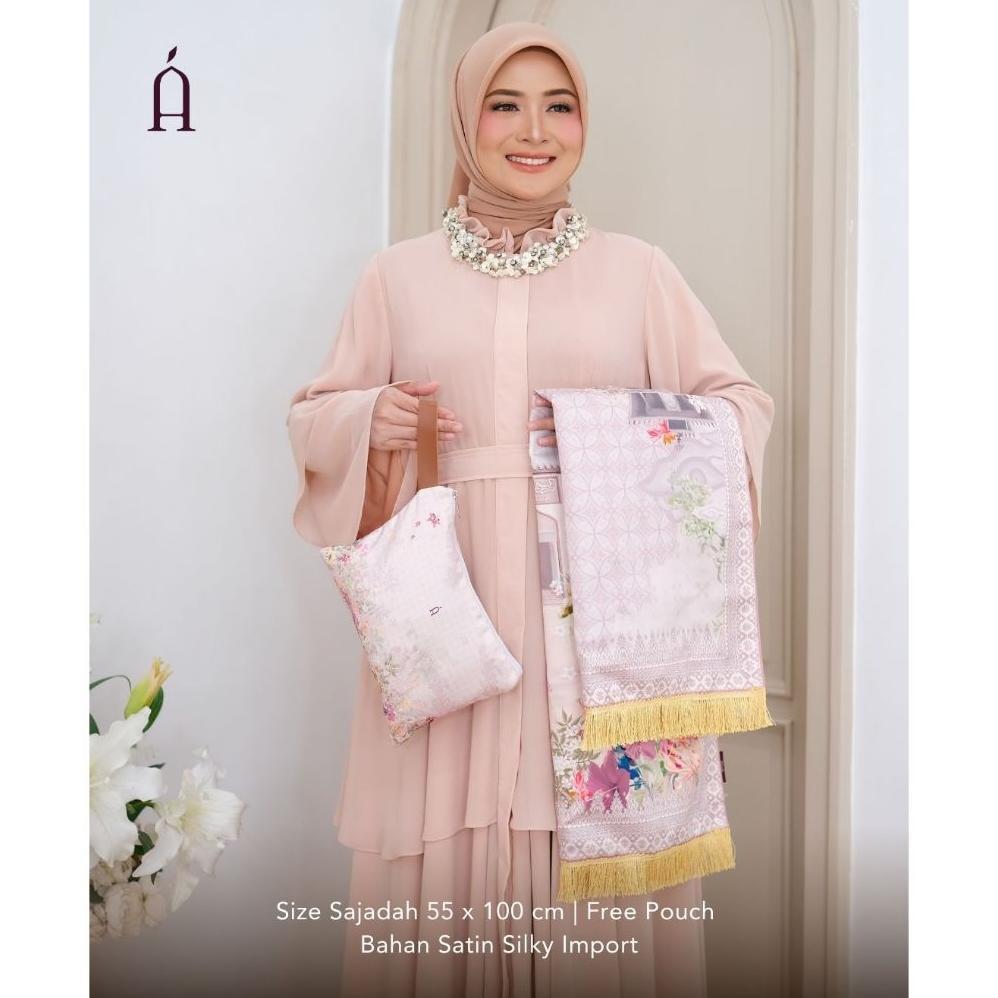 Best Seller Sajadah Travel Premium Harmoni Satin Tebal + Pouch | Sajadah Hampers Lebaran Exclusive