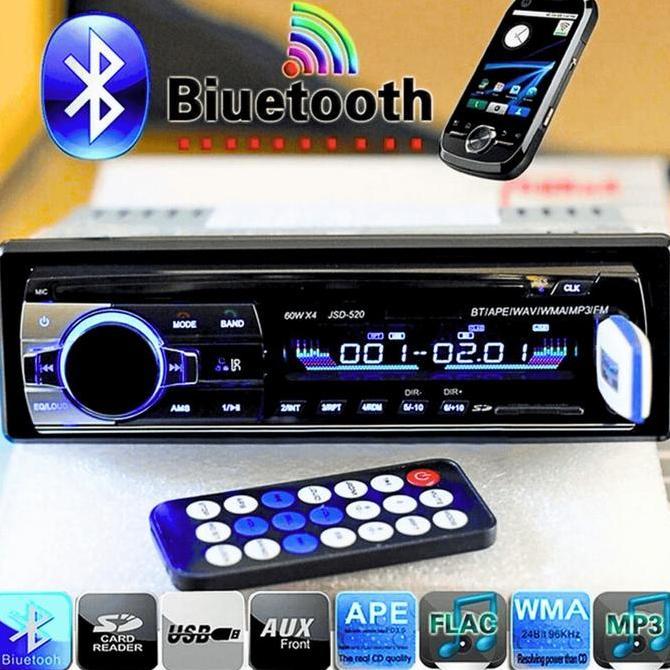 COD Taffware JSD-520 Tape Mobil Bluetooth Full Bass Audio MP3 Player Handsfree Call Grandmax Pickup 