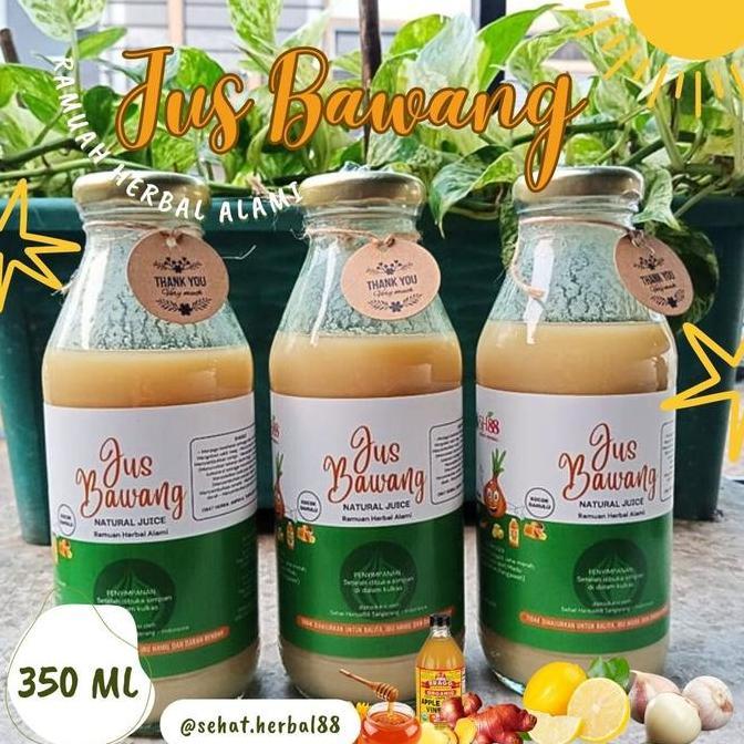 JUS BAWANG PUTIH TUNGGAL 350ML - JUS BAWANG PUTIH HM