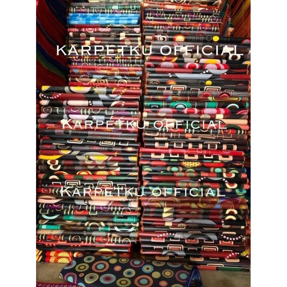 [Garfield] Karpet / Tikar Lantai Plastik Spon Eva - Minimalis/Batik