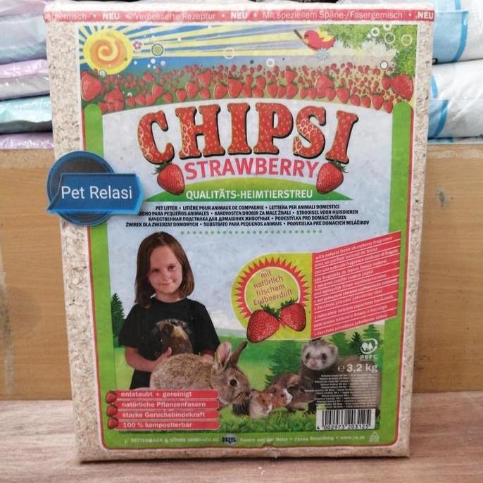 NEW Serbuk Hamster Chipsi Strawberry 3,2kg