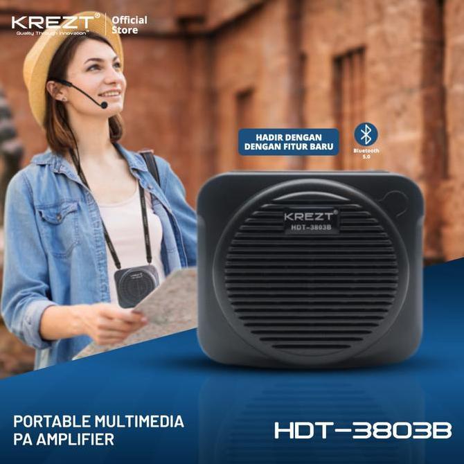 Tour Guide Speaker Krezt Hdt-3803B Waistband Speaker Bluetooth