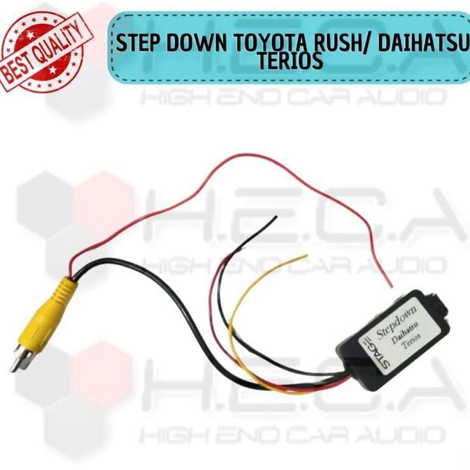 Step Down Camera 360 Toyota Rush & Daihatsu Terios Stepdown Kamera 360 Bawaan OEM Converter Socket S