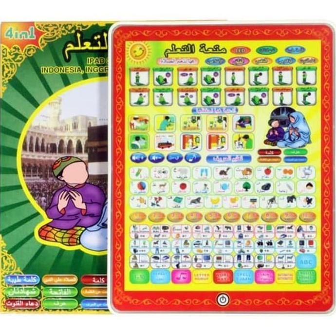 Mainan Anak Ipad Muslim 4 Bahasa Playpad Mainan Edukasi