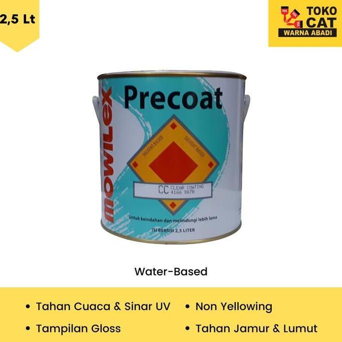 BEBAS ONGKIR - Cat Mowilex Clear Coating 2.5 Liter