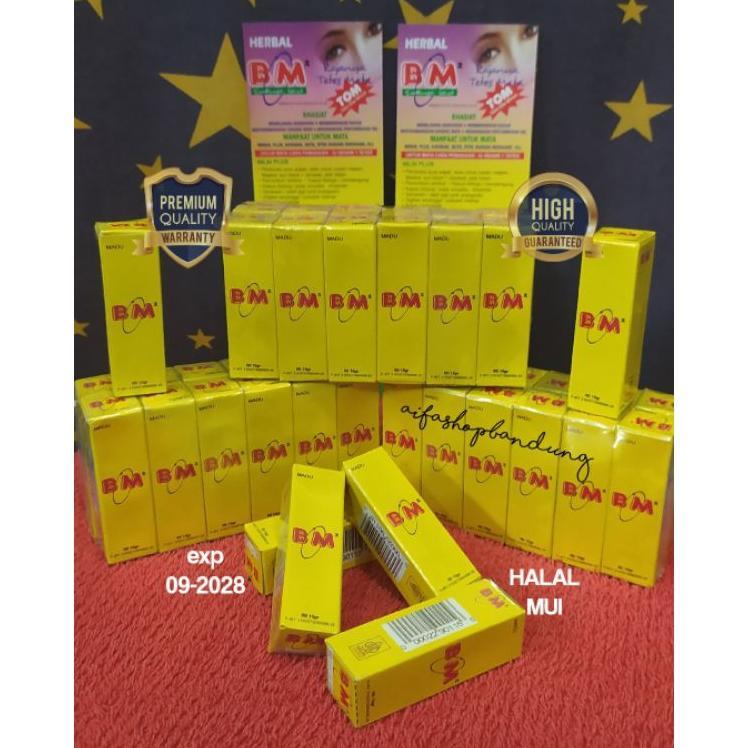 Herbal Bm Madu Obat Tetes Bm Original 100% Mata-Pterigium-Luka-Tht-Lukabakar-Jerawat-Katarak-Silindr