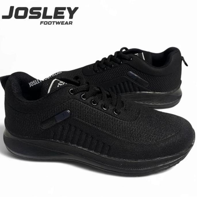 SEPATU SEKOLAH HITAM POLOS SMP SMA TERBARU / SEPATU OLAHRAGA HITAM CEWEK COWOK KEREN Casual Sneakers