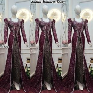 Diskon Kebaya Akad Brokat / Santili / Lace Pengantin Tanpa Payet (Kebaya Saja)