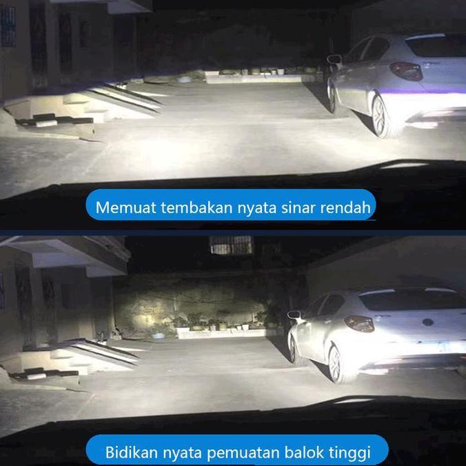 BAYASON Lampu led h4 mobil Y7 lampu mobil led h4 super terang 50W lampu led motor super terang Y7 mi