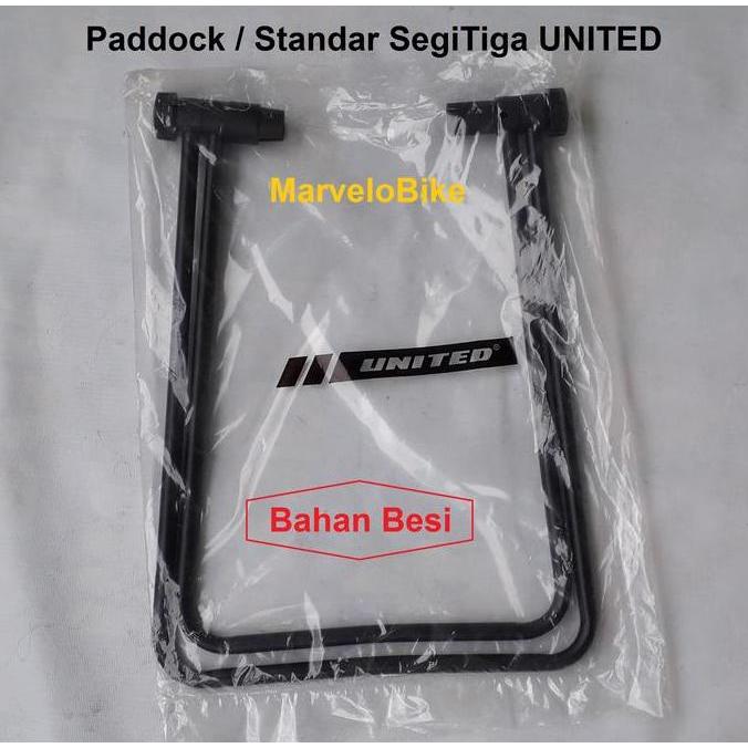 Paddock Standar Sepeda Lipat MTB BMX Fixie Balap United SegiTiga