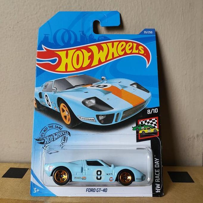 ORIGINAL HOTWHEELS ford GT 40 GULF blue
