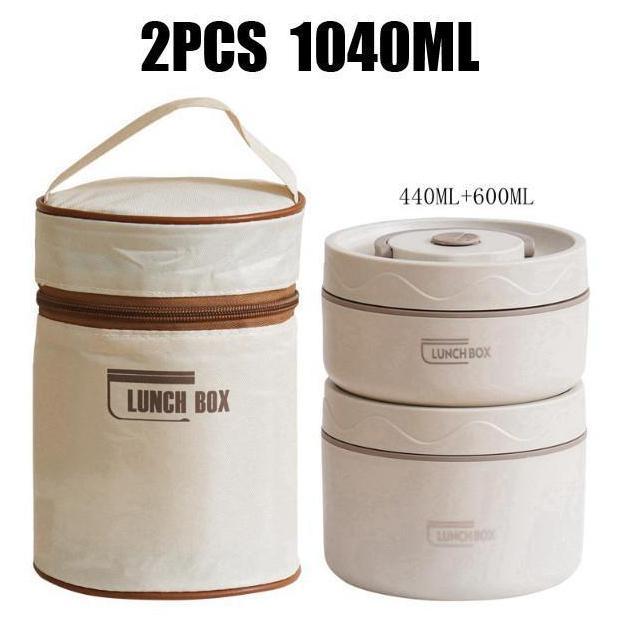 Barangunik2021 - Kotak Makan Portable Tahan Panas 3 Susun Stainless Steel 420ml & 620ml / Container 