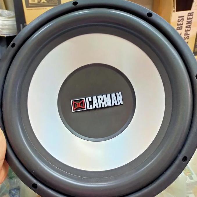 Speaker Subwoofer Carman CM-1278 White 12 Inch Speaker Mobil 12 Inch