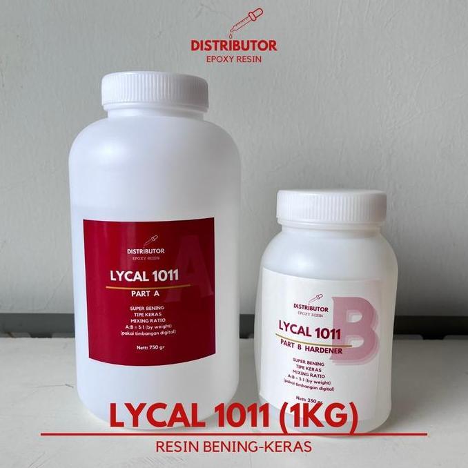 Resin bening Lycal keras - Lycal 1011 - 1 kg