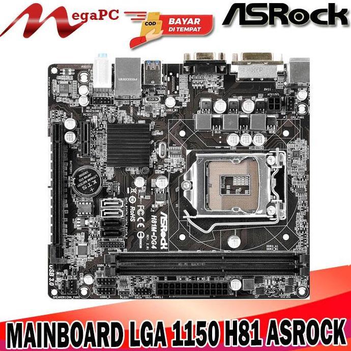 Mobo Lga 1150 H81 Ddr3 Asrock