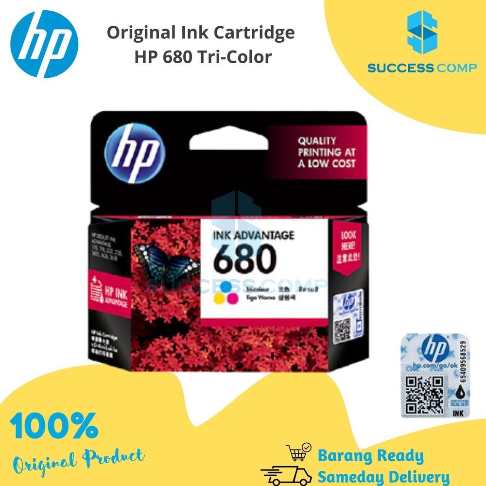 HP Cartridge 680 Warna Tinta Printer Original Printer