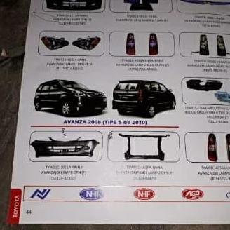 Bumper Bemper Depan Avanza Tipe S Merek Nhf