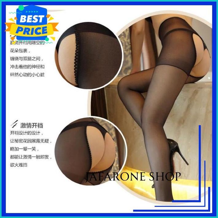 LINGERIE STOCKING SEXY PANTYHOSE WANITA MODEL SEXY OPEN CROTCH         JAFARONE SHOP
