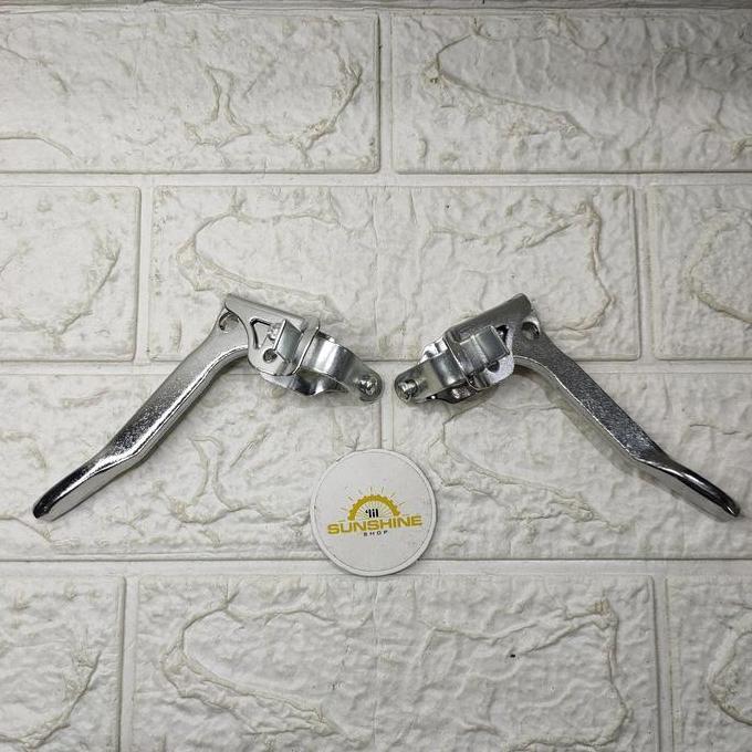 Handle Rem Brake Lever Sepeda Mini Jengki Jadul Vintage Besi Chrome Tebal Outdoor