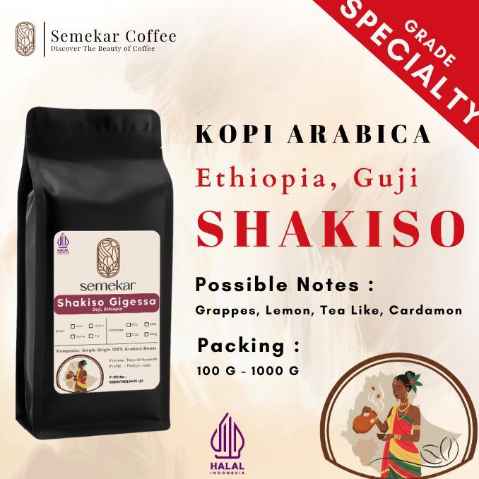Ada Semekar Coffee - Biji Bubuk Kopi Arabika Ethiopia Guji  Shakiso Fresh Roasted Beans