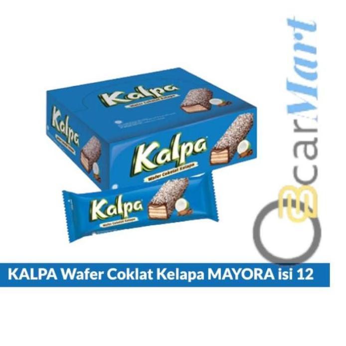 Wafer KALPA Wafer Coklat Kelapa 1 dus isi 12 dari MAYORA