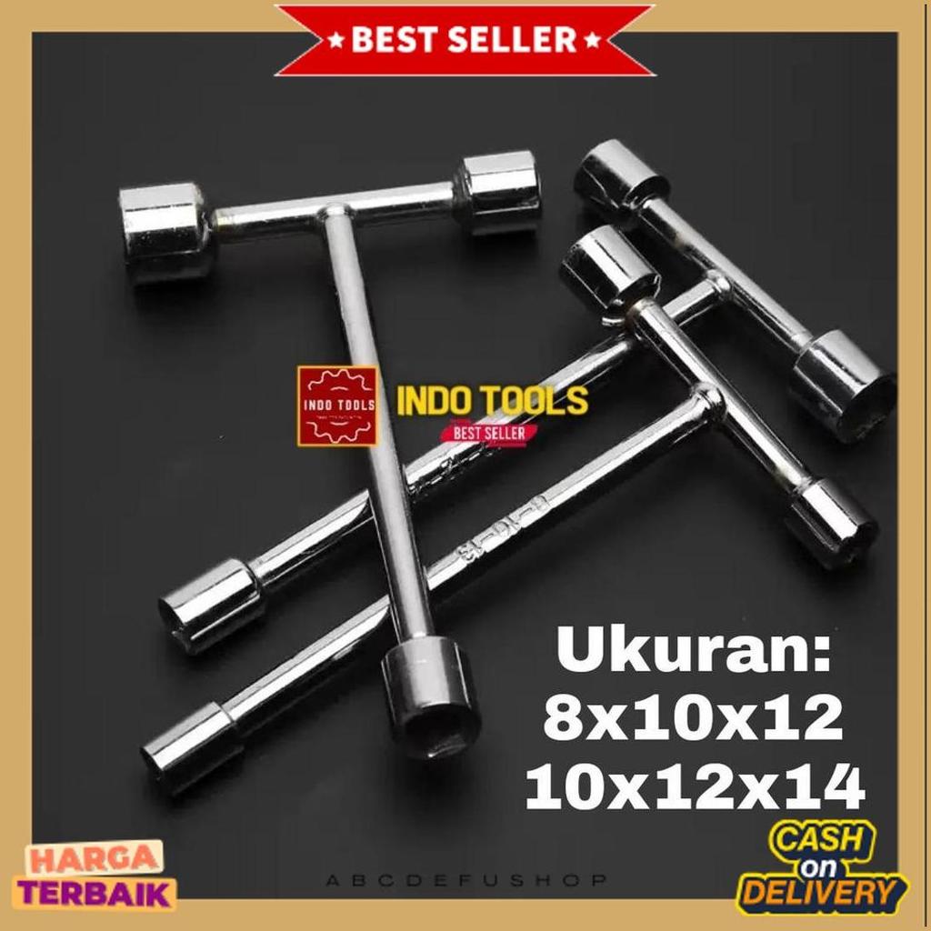 Berkualitas Kunci Sok T 3 Way Shock Sock Chrome Vanadium