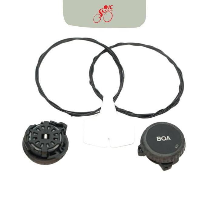 TERLARIS REPLACEMENT BOA SEPATU SEPEDA BOA - LI2 DIAL B KIT L&R - BLACK