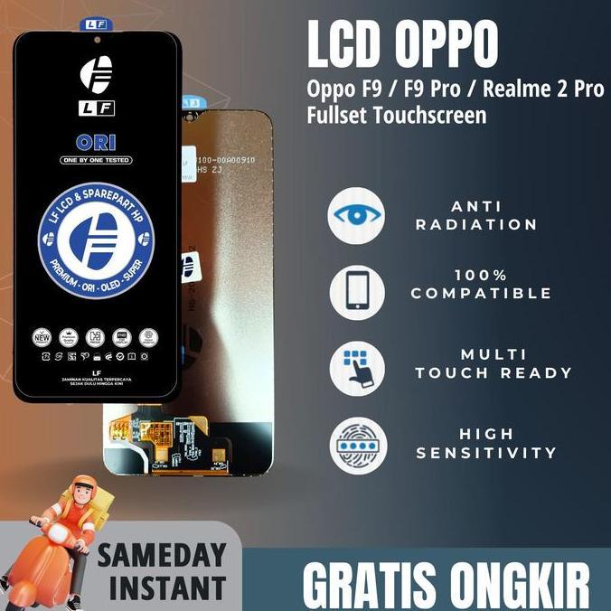 NEW LCD OPPO F9 / REALME 2 PRO FULLSET TOUCHSCREEN ORI