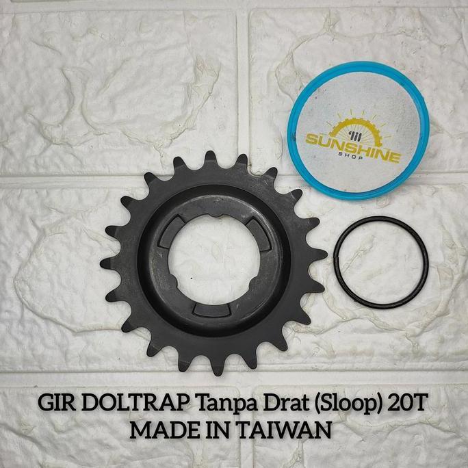 Sprocket Gir COG 20T Hub Bos Torpedo Doltrap TANPA DRAT Include Lock Ring Gear Sepeda FIXIE