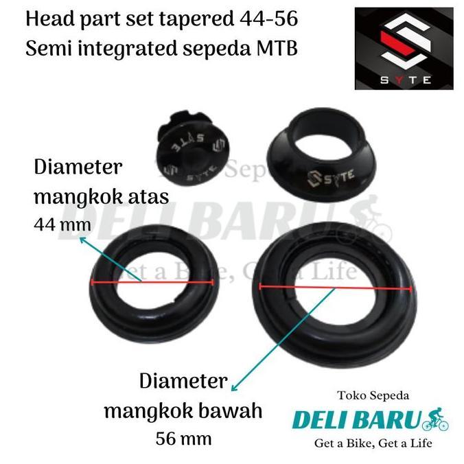 SYTE Head set oversize headset tapered 44 56 kom fork model tanam sepeda MTB