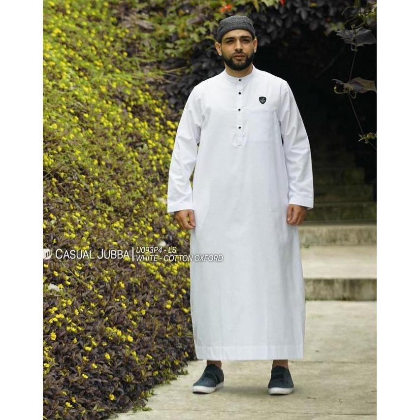 Ready stock SAMASE Jubba Jubah CasuaL U093 Baju Gamis Pakaian Sholat Muslim Pria
