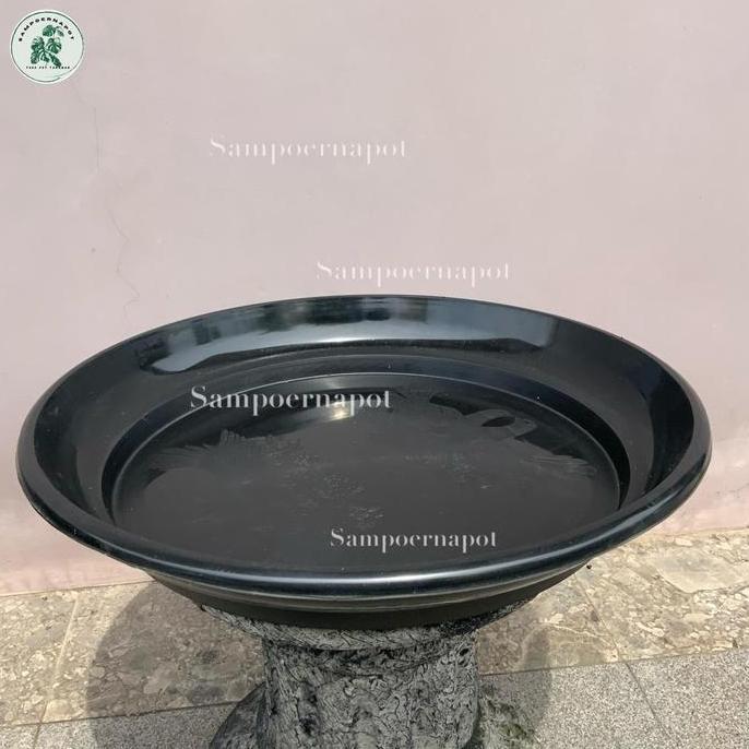 tatakan alas pot bunga 60 hitam 49cm untuk pot 60cm - TATAKAN JUMBO