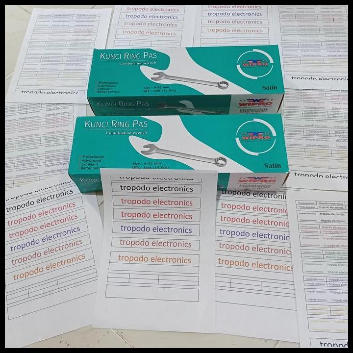 TERBARU KUNCI RING PAS SET 14PCS 8-32MM WIPRO SATIN 