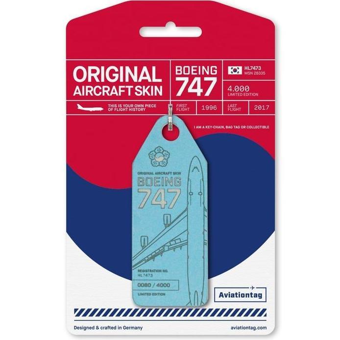 Aviation Tag Korean Air Boeing 747