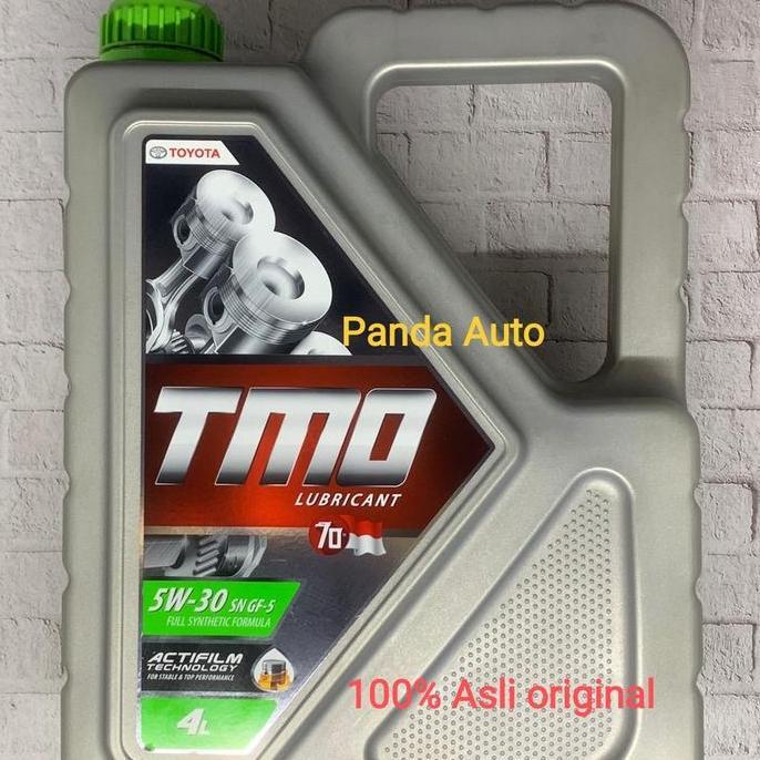 OLI MESIN MOBIL TMO TOYOTA 5W 30 BENSIN 100% ASLI ORIGINAL GLN 4 LTR
