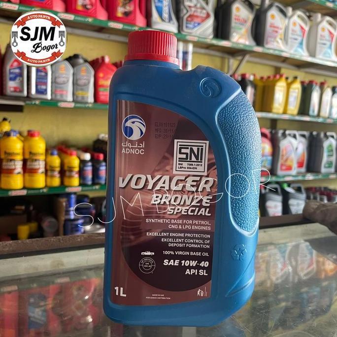 adnoc voyager bronze 10w 40, adnoc voyager 10w 40 kemasan 1 liter