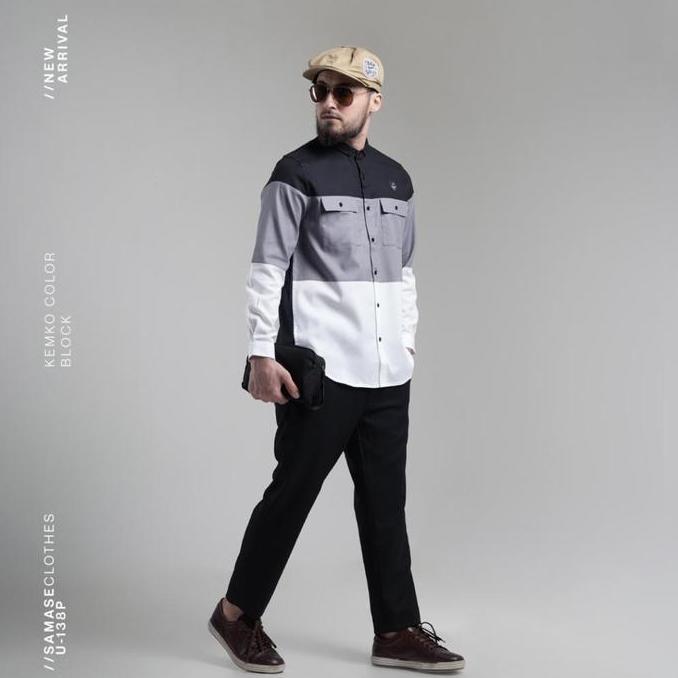 Ready stock SAMASE U138P KEMKO Color Block LS