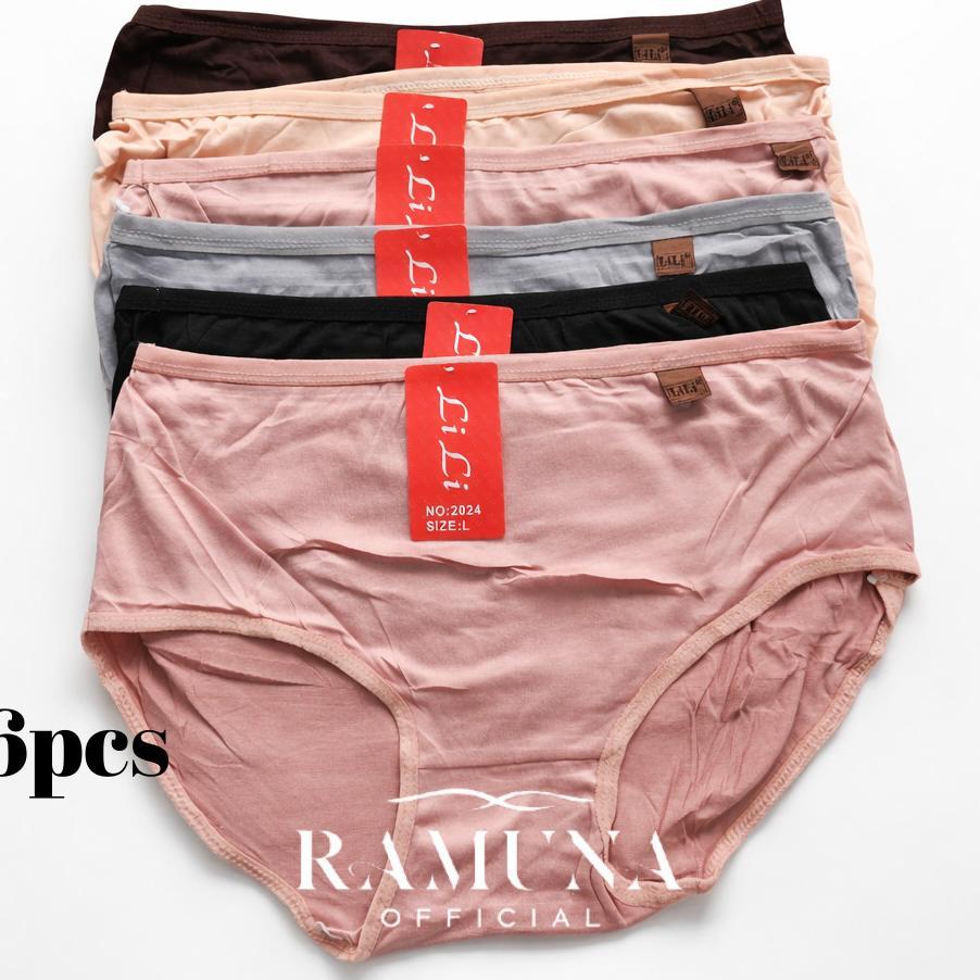 (6Pcs) Lili Celana Dalam Wanita / Cd Wanita Lili / Celana Dalam Wanita Lembut