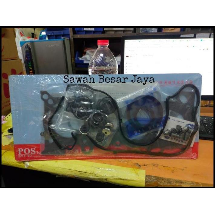 DISKON GASKET KIT PACKING PAKING FULL SET MESIN SEAL VTEC KLEP KRUK AS CYLINDER SILINDER HEAD HONDA 