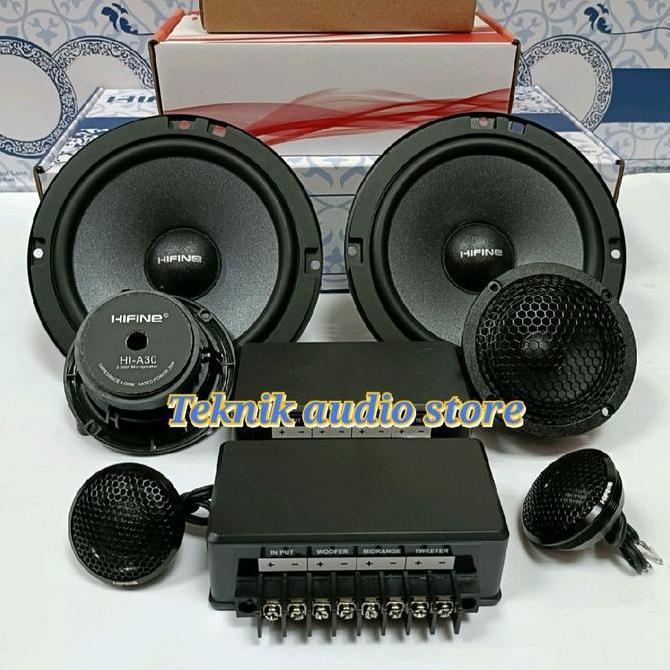 Speaker Split 3way Hifine Black Series Full Crossover 3way