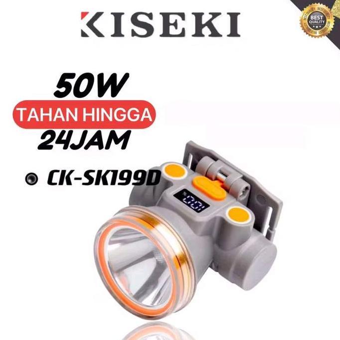 NEW KISEKI SENTER KEPALA CK-SK199D SUPER TERANG 50 WATT ORI