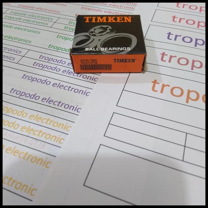 GRATIS ONGKIR BALL BEARING 6200 2RS MERK TIMKEN USA 