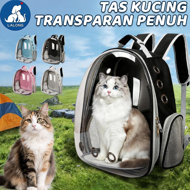 Kucing Astronot Tas Hewan Kucing Tas Anjing Tas Gendong Kucing Tas Ransel Perjalanan Hewan Transpara