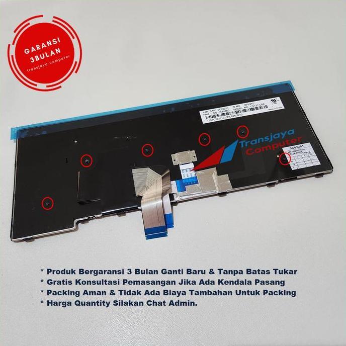 HARGA DISC - Keyboard Laptop Len ThinkPad E440 T440 T440S T440P E431 T450 T460 POINTER Original