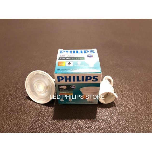 Lansungkirim- Lampu Halogen Led Spot Philips 3 Watt 3Watt 3 W 220V Tusuk Mr16 Mr 16