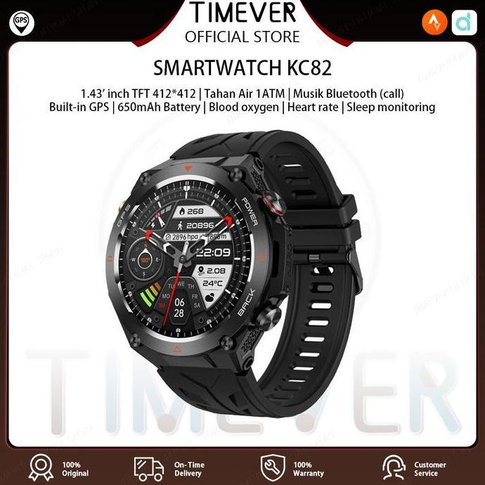 Sasakaranza - TIMEVER KC82 |  Built-in GPS | 650 mah jam tangan pintar | tahan air 1ATM | jam tangan