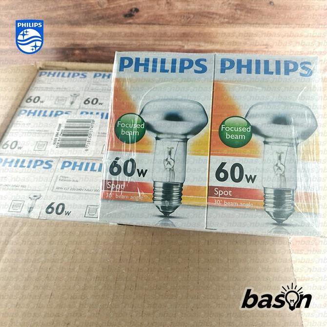 Lansungkirim- Philips Nr63 Spot 25W / 40W / 60W - Lampu Reflektor Cahaya Kuning R63