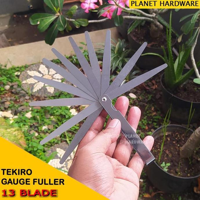 Feeler Gauge Tekiro Fuller Klep Motor Alat Pengukur Celah Klep Motor